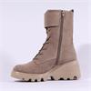 Wonders Toronto Laced Strap Wedge Boot - Camel Suede